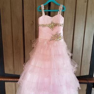 Girls Tiffany pageant gown size 4